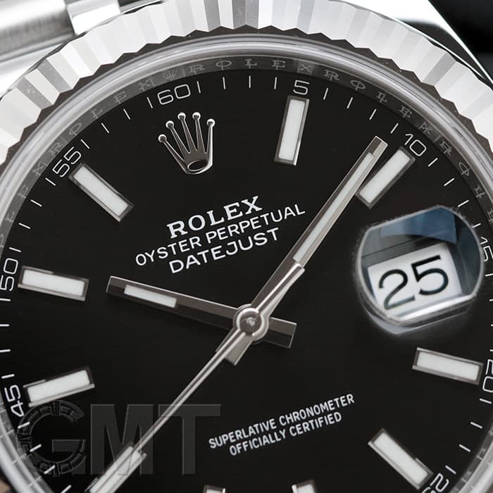 ロレックス ROLEX デイトジャスト ジュビリーブレス 126334 41ミリ 未使用)ROLEX ロレックス デイトジャスト 41 126334 ブラック