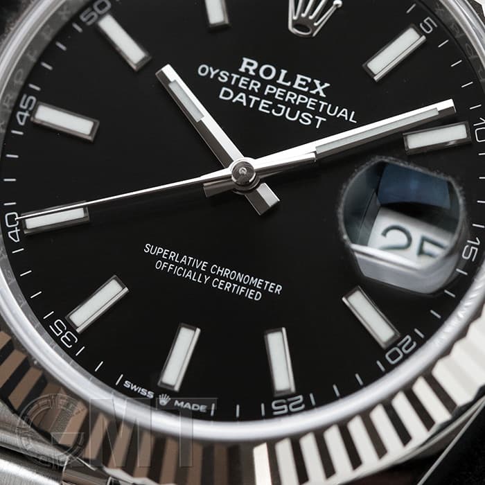 中古)ROLEX ロレックス デイトジャスト 41 126334 ブラック ジュビリー
