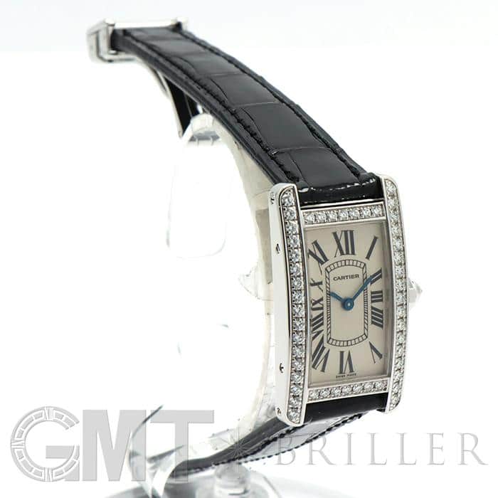 中古)CARTIER カルティエ タンク アメリカン SM WB707331 ホワイト