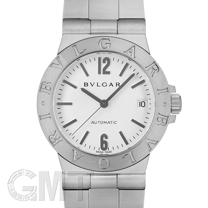 ブルガリ 腕時計 ディアゴノスポーツ 白 中古)BVLGARI ブルガリ スポーツ ディアゴノ スポーツ LCV35WSSD（商品