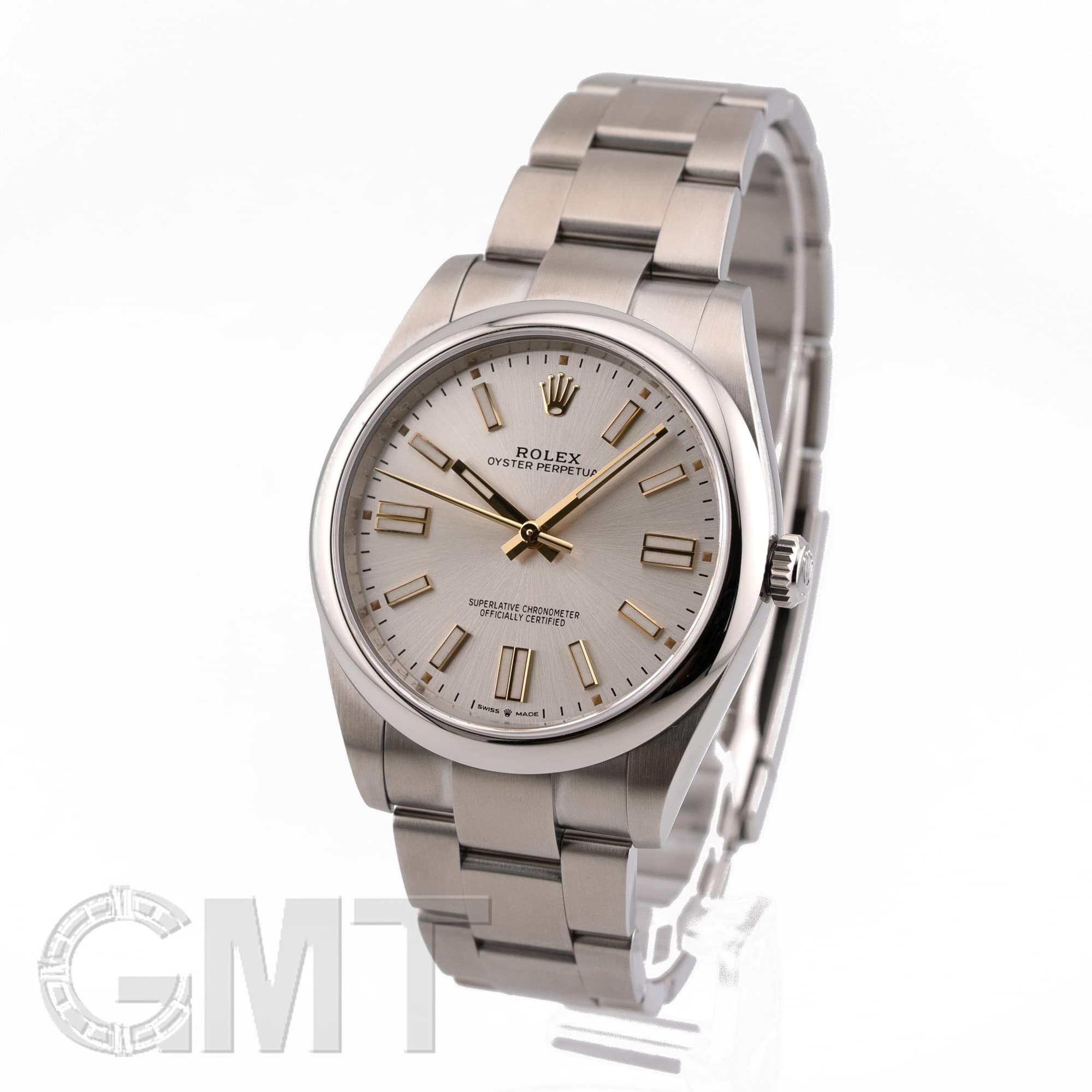 中古)ROLEX ロレックス オイスターパーペチュアル 41 124300 シルバー