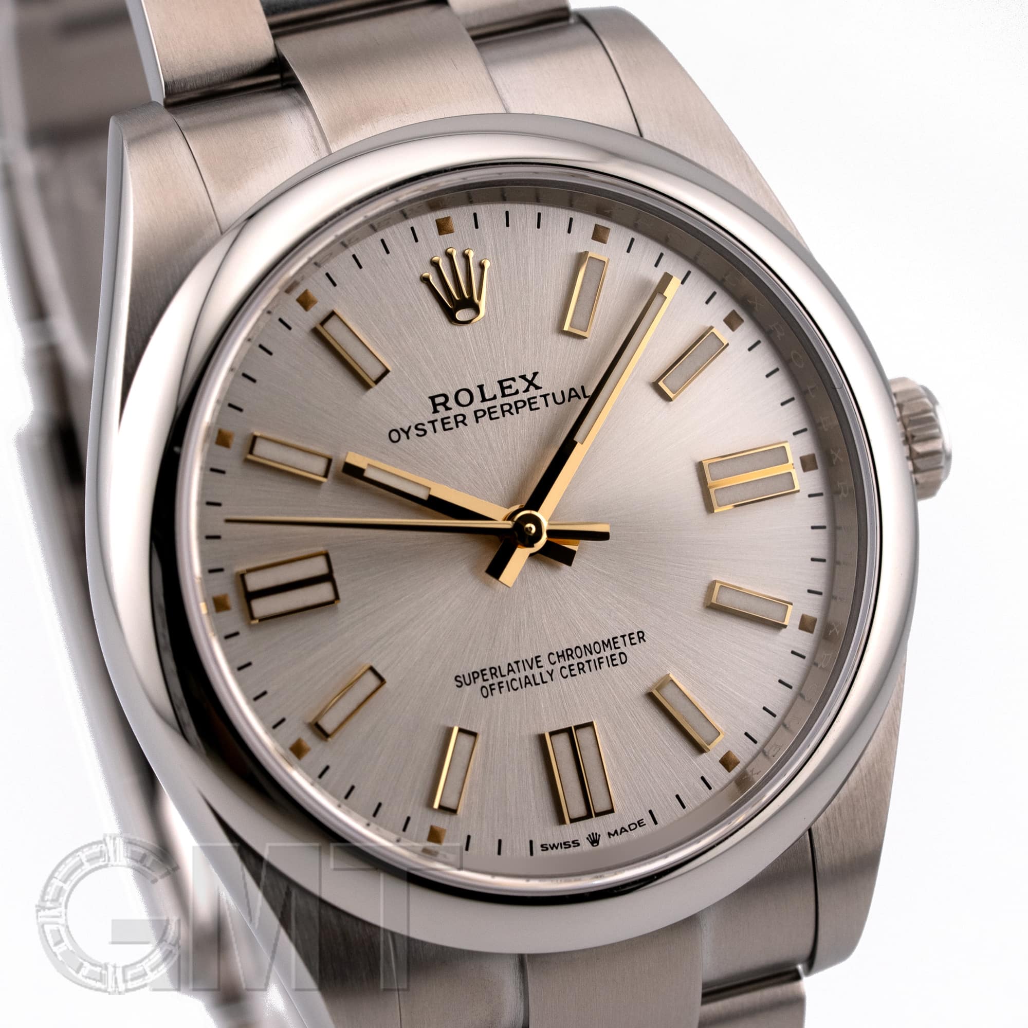 中古)ROLEX ロレックス オイスターパーペチュアル 41 124300 シルバー