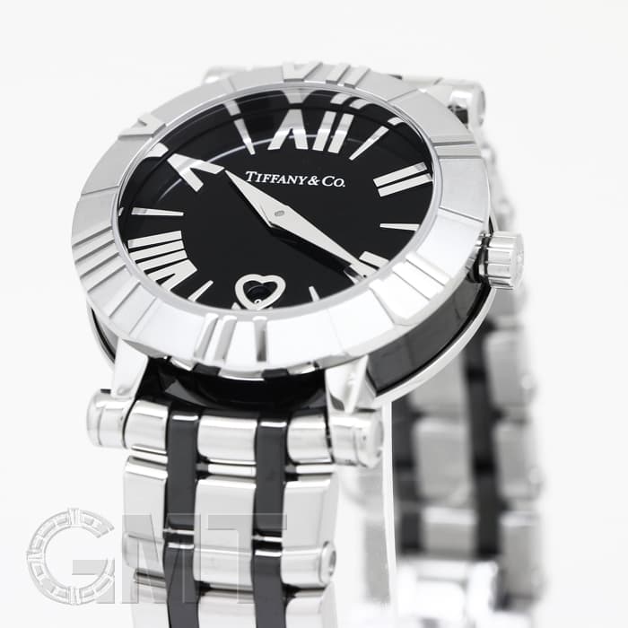 ティファニー Tiffany &amp; Co. 腕時計 アトラス Z1300.11.11A10A71A ブラック文字盤 ローマン/インデックス・ベゼル デイト ブラック セラミックベルト SS クオーツアナログ 【中古】 Amazon.co.jp: (ティファニー)TIFFANY&Co. Z1300.11.11A10A71A