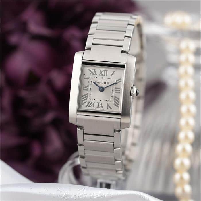 新品)CARTIER カルティエ タンク フランセーズ SM WSTA0129（商品ID