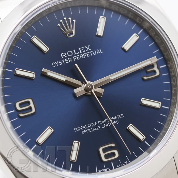 中古)ROLEX ロレックス オイスターパーペチュアル 116000 ブルー 369