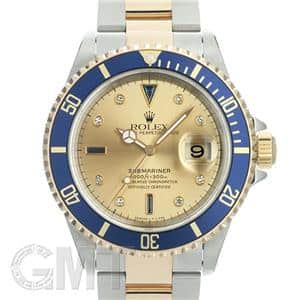 ROLEX ロレックス サブマリーナー  デイト 16613SG シャンパン 8Pダイヤ メイン