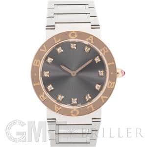 BVLGARI　ブルガリ　腕時計　12p ダイヤ 新品)BVLGARI ブルガリ ブルガリ・ブルガリ ウォッチ グレー 12P