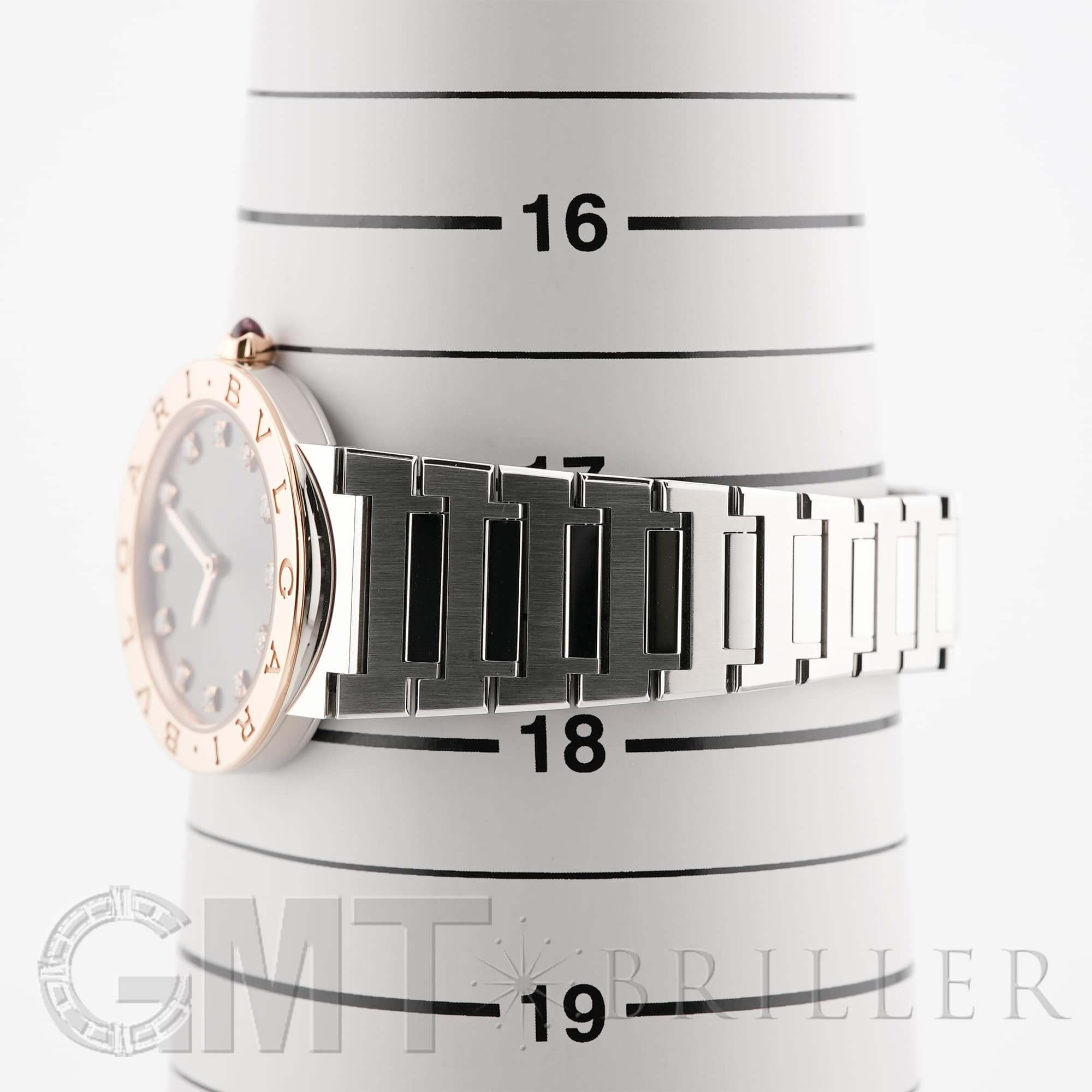 新品)BVLGARI ブルガリ ブルガリ・ブルガリ ウォッチ グレー 12Pダイヤ