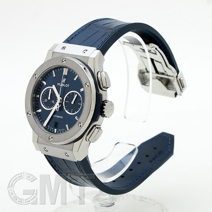 ウブロ クラシックフュージョン ブルー 581.NX.7170.LR 中古 中古)HUBLOT ウブロ クラシック クラシックフュージョン ブルー