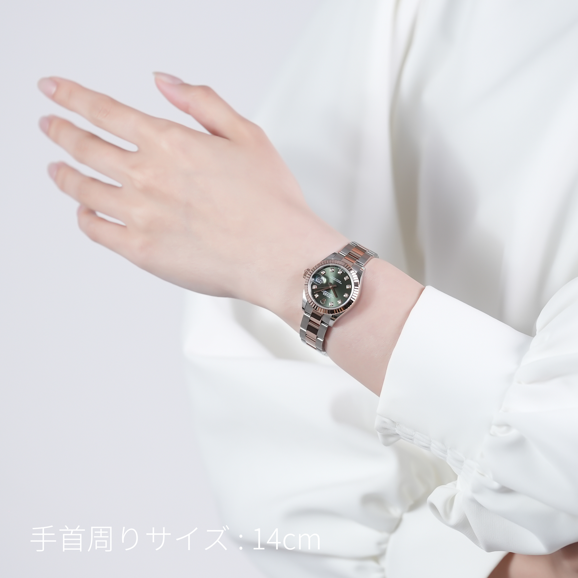 新品)ROLEX ロレックス デイトジャスト 28 279171G オリーブグリーン