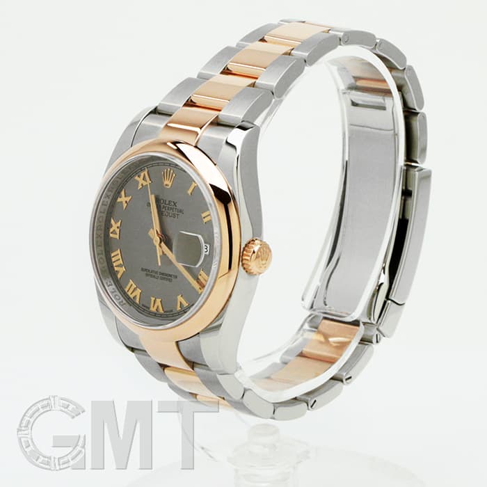 中古)ROLEX ロレックス デイトジャスト 116201 グレーローマ