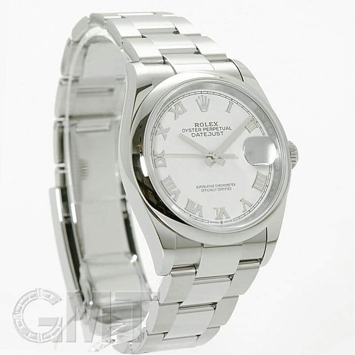 中古)ROLEX ロレックス デイトジャスト 36 126200 ホワイトローマ