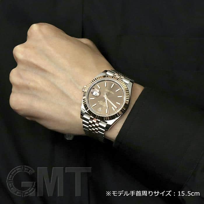 中古)ROLEX ロレックス デイトジャスト 41 126331 チョコレート 中古)ROLEX ロレックス デイトジャスト 41 126331 チョコレート