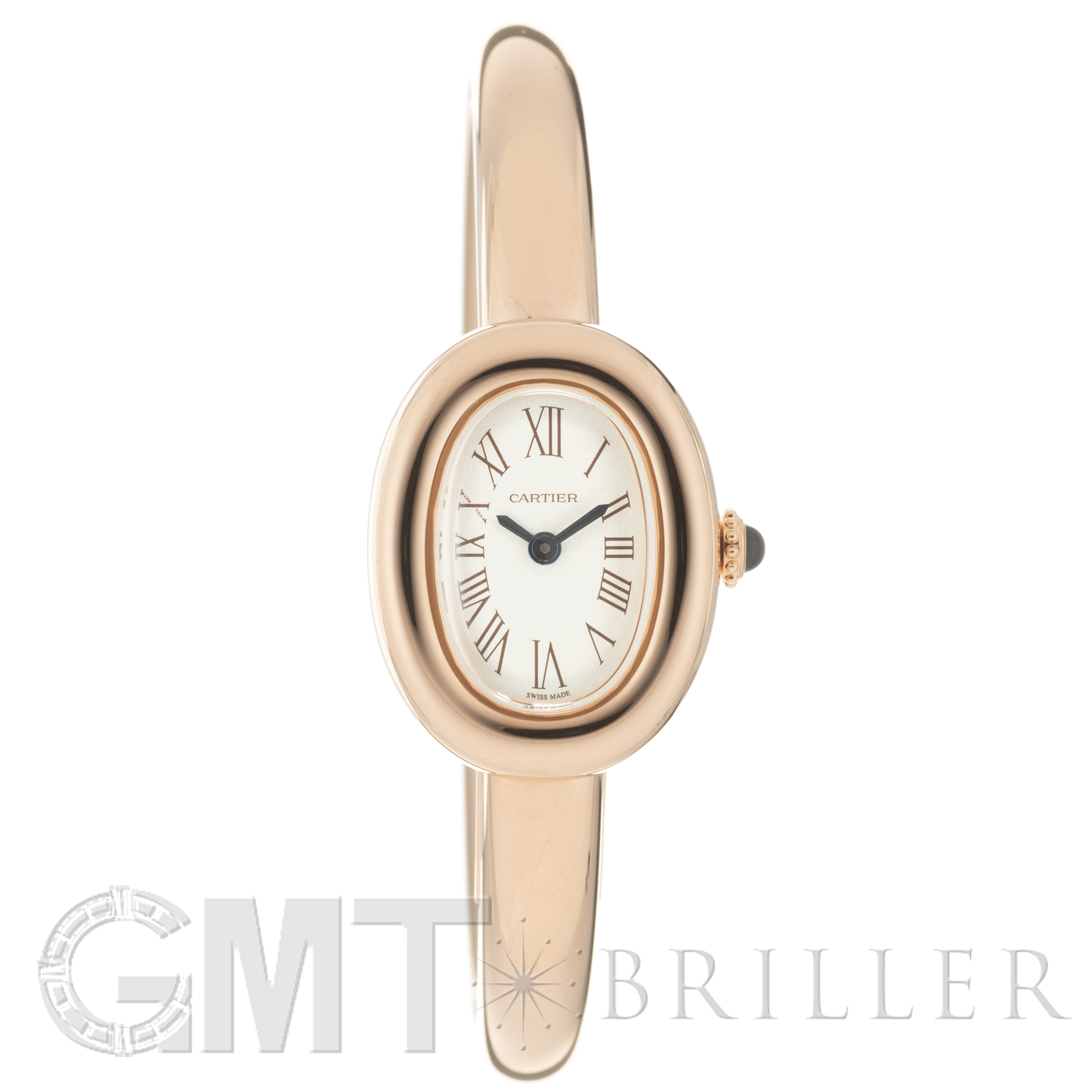 中古)CARTIER カルティエ ベニュワール ウォッチ ミニモデル ピンク 