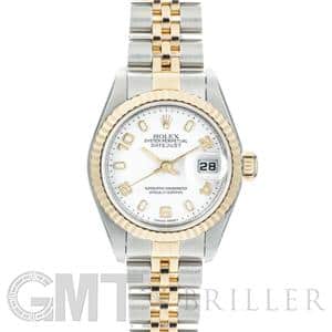 ROLEX ロレックス デイトジャスト 79173　ホワイト とびアラビア メイン