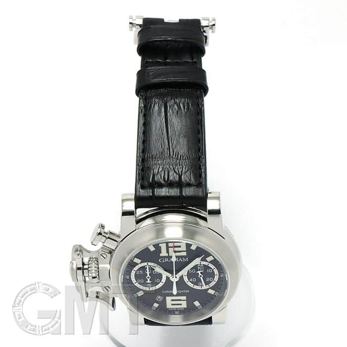 中古)GRAHAM グラハム クロノファイター RACブラックショック 2CRBS
