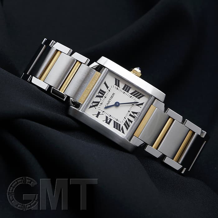 新品)CARTIER カルティエ タンク フランセーズ MM W2TA0003（商品ID