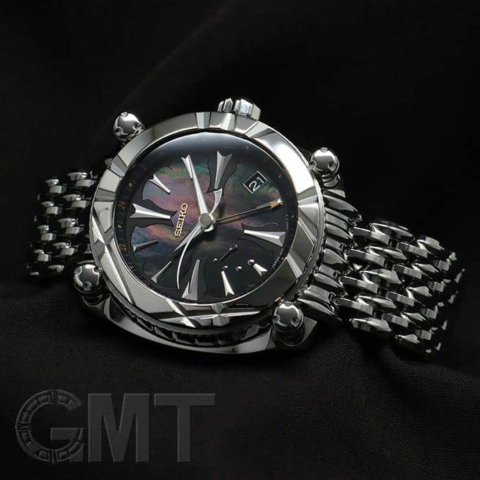中古)SEIKO セイコー ガランテ スプリングドライブ GMT 45mm SBLA067