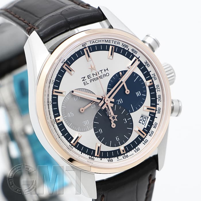 ゼロ 新品)ZENITH ゼニス エル・プリメロ クロノマスター シルバー 38mm