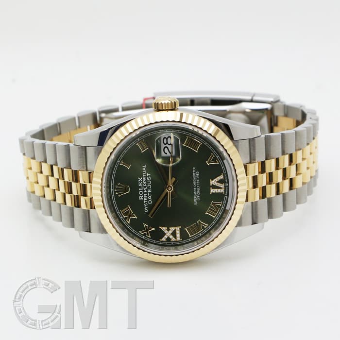 新品)ROLEX ロレックス デイトジャスト 36 126233 オリーブグリーンVI
