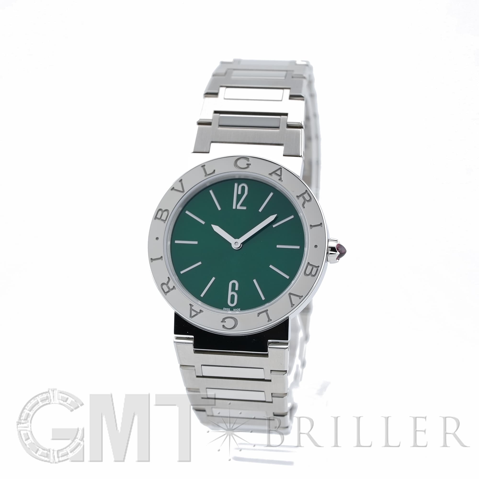 新品)BVLGARI ブルガリ ブルガリ・ブルガリ ウォッチ グリーン 33mm