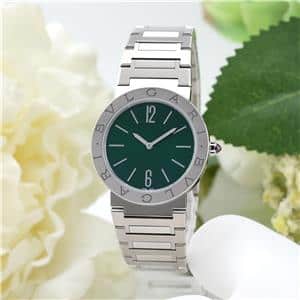 新品)BVLGARI ブルガリ ブルガリ・ブルガリ ウォッチ グリーン 33mm