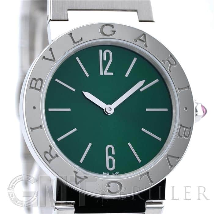 新品)BVLGARI ブルガリ ブルガリ・ブルガリ ウォッチ グリーン 33mm