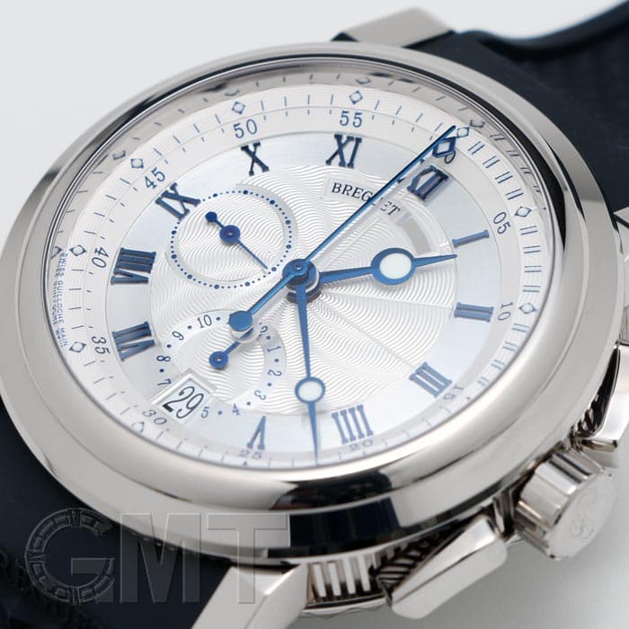 大人上品なおすすめコーデ ブレゲ 新品)BREGUET マリーン 5827BB/12/5ZU クロノグラフ II ブレゲ