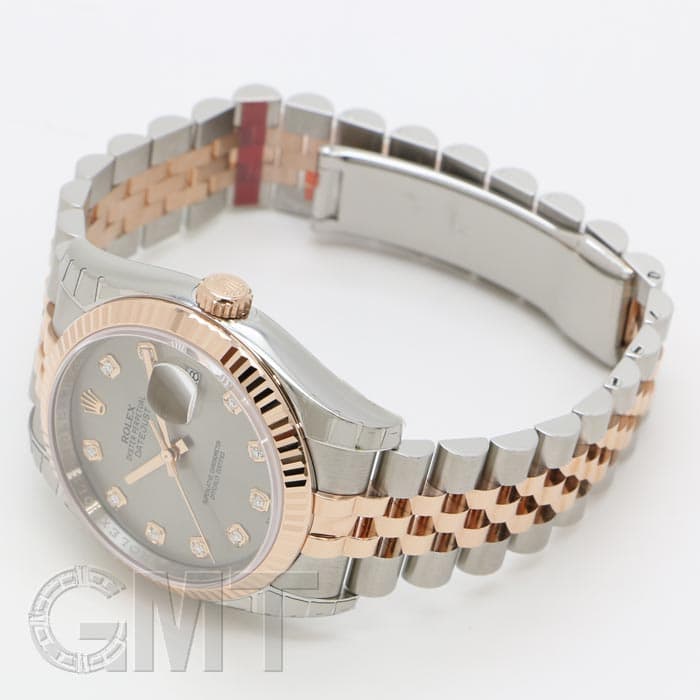 新品)ROLEX ロレックス デイトジャスト 116231G グレー（商品ID