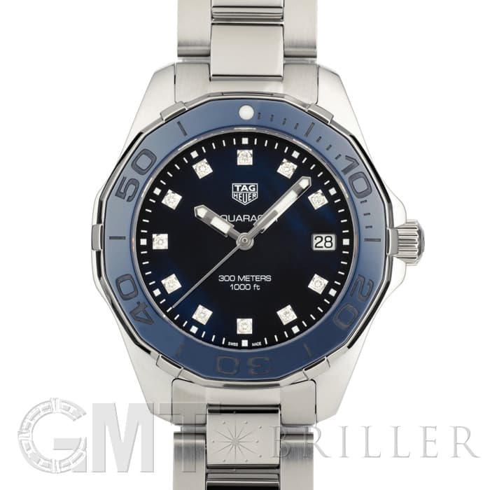 【未使用タグ付き】TAG HEUER タグホイヤー アクアレーサー 300m 青 タグ・ホイヤー アクアレーサー300 GMT：スポーツ＆ライフスタイルの