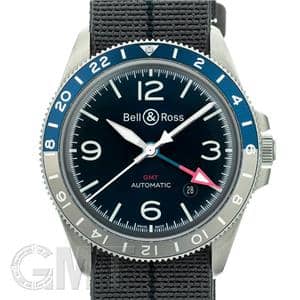 BELL & ROSS ベル&ロス ヴィンテージ BR V2-93 GMT ブルー BRV293-BLU-ST/SF メイン