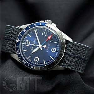 BELL & ROSS ベル&ロス ヴィンテージ BR V2-93 GMT ブルー BRV293-BLU-ST/SF メイン