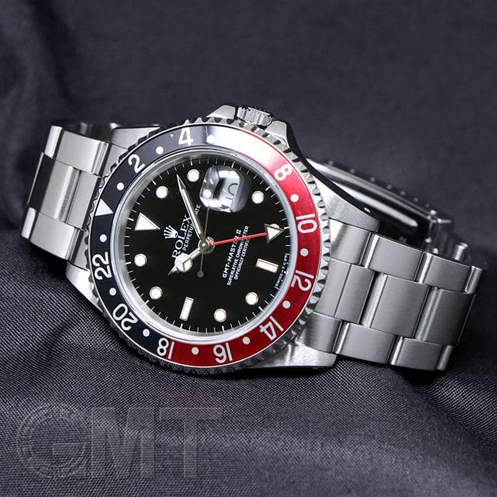 中古)ROLEX ロレックス GMTマスター II 16710 ブラック/レッド（商品ID