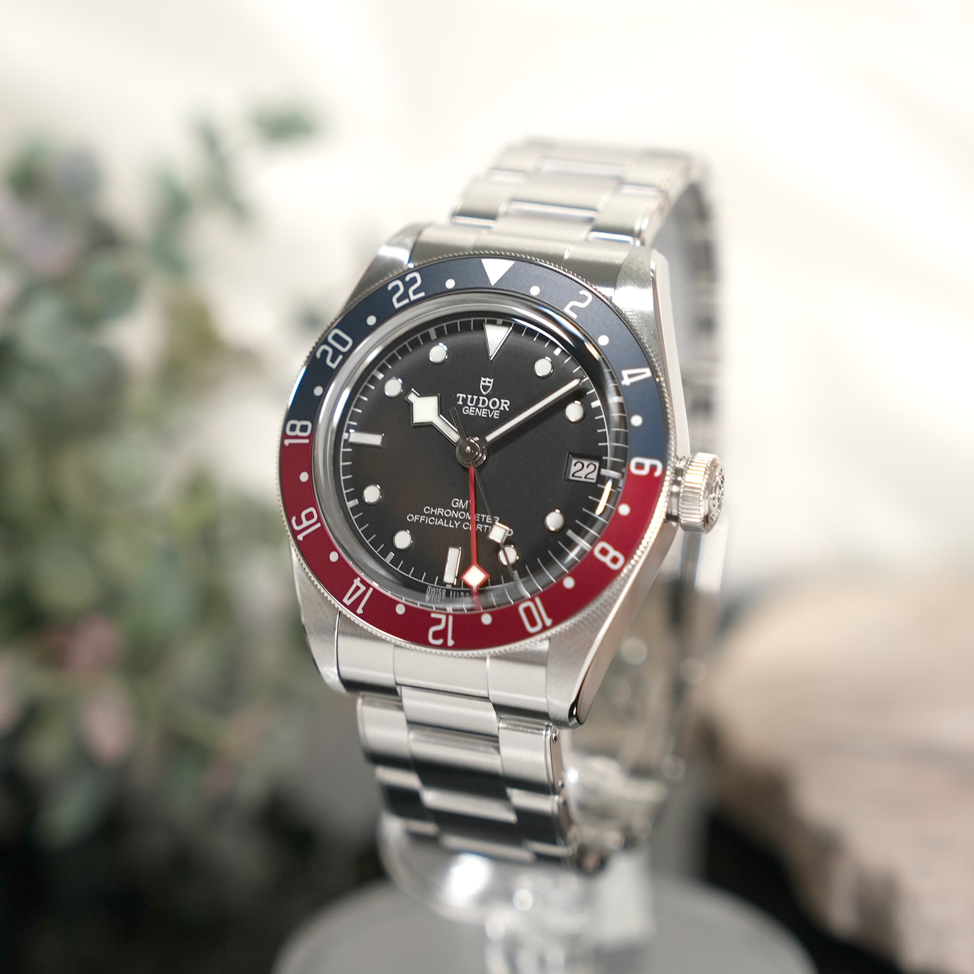 中古)TUDOR チューダー ブラックベイ GMT ブルー/レッド M79830RB-0001