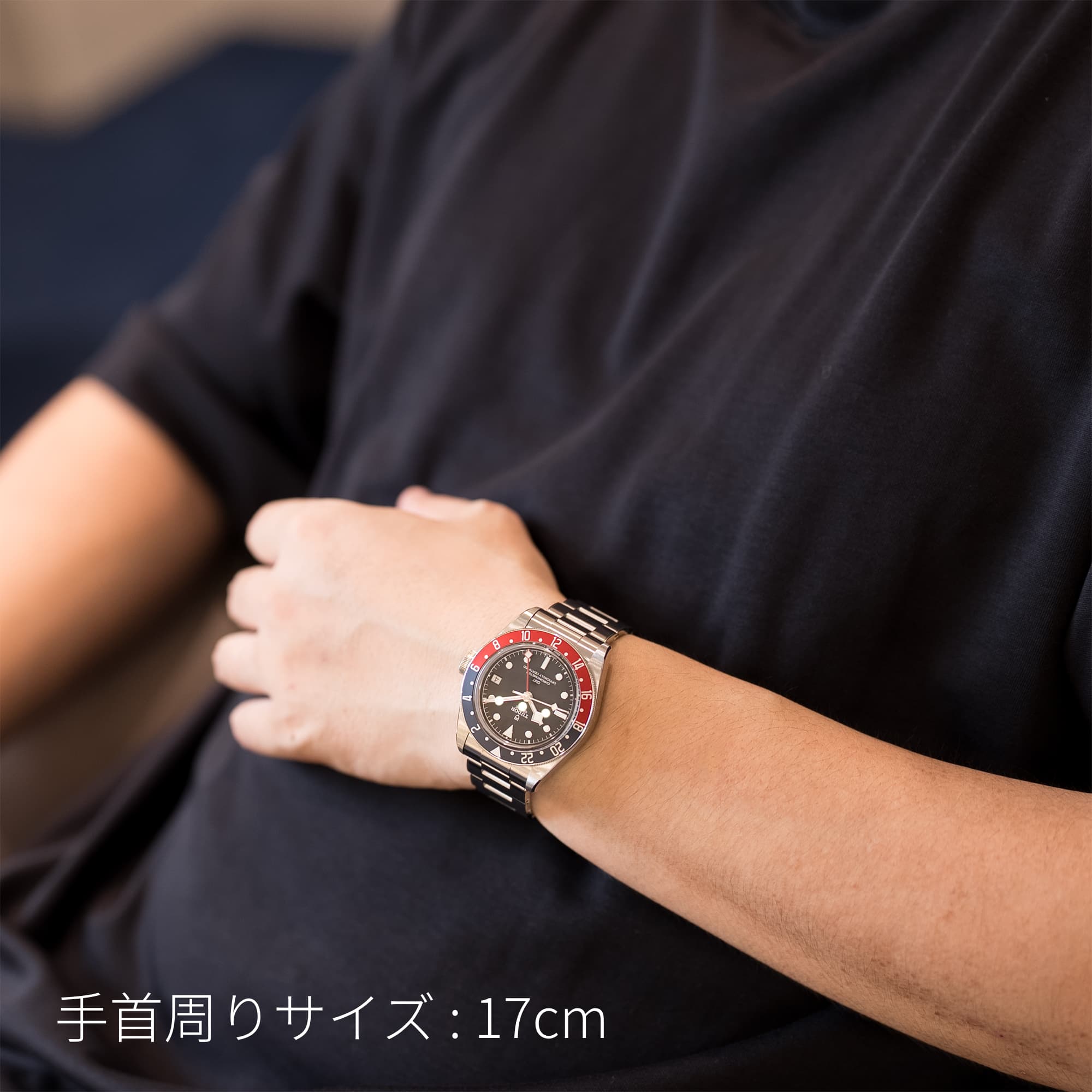 中古)TUDOR チューダー ブラックベイ GMT ブルー/レッド M79830RB-0001