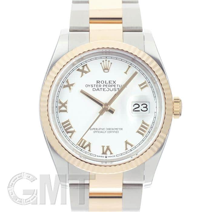 中古)ROLEX ロレックス デイトジャスト 36 126233 ホワイトローマ