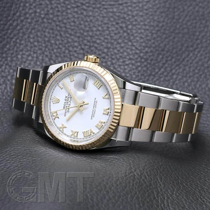 中古)ROLEX ロレックス デイトジャスト 36 126233 ホワイト