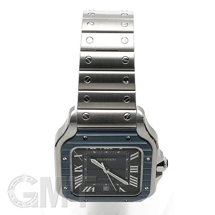 カルティエ サントス  正規品 WSSA0048 ブルー Cartier（カルティエ）サントス ドゥ カルティエ LM
