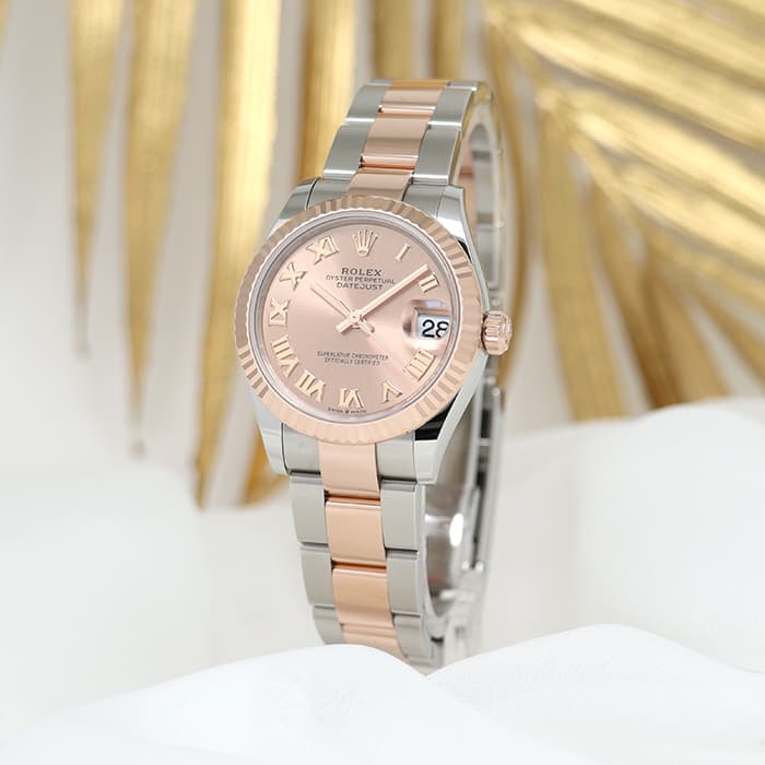 新品)ROLEX ロレックス デイトジャスト 31 278271 ロゼ ローマ