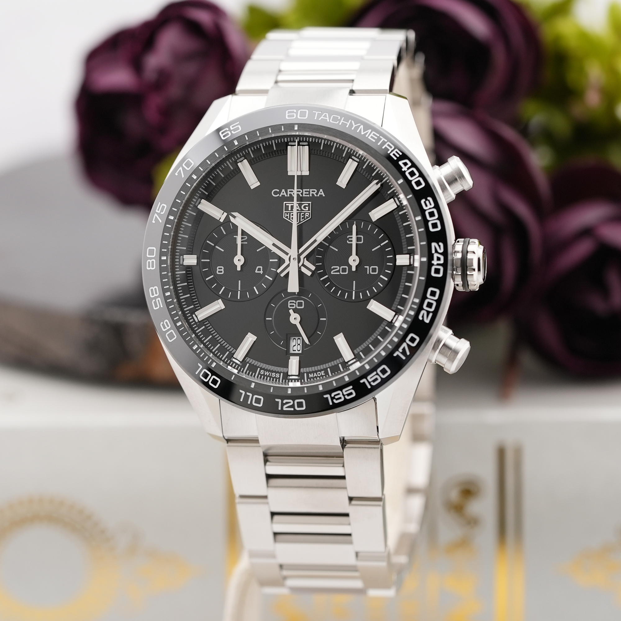新品)TAG HEUER タグ・ホイヤー カレラ クロノグラフ CBN2A1B.BA0643 