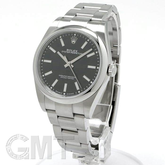 中古)ROLEX ロレックス オイスターパーペチュアル 39 114300 ブラック