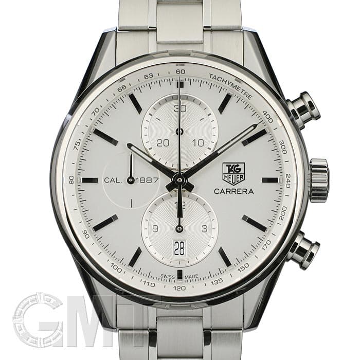 TAG Heuer クロノグラフ 腕時計 シルバー 新品)TAG HEUER タグ・ホイヤー カレラ 1887 クロノグラフ シルバー