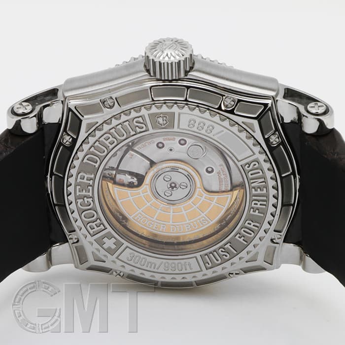ROGER DUBUIS(ロジェデュブイ) 腕時計 イージーダイバー43 SE43.14.9 メンズ 裏スケ ブラウン 中古)ROGER DUBUIS ロジェ・デュブイ イージーダイバー 43 ブラウン