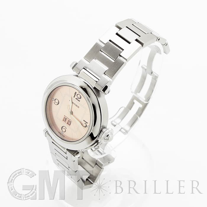 中古)CARTIER カルティエ パシャC ビッグデイト ピンク W31058M7（商品