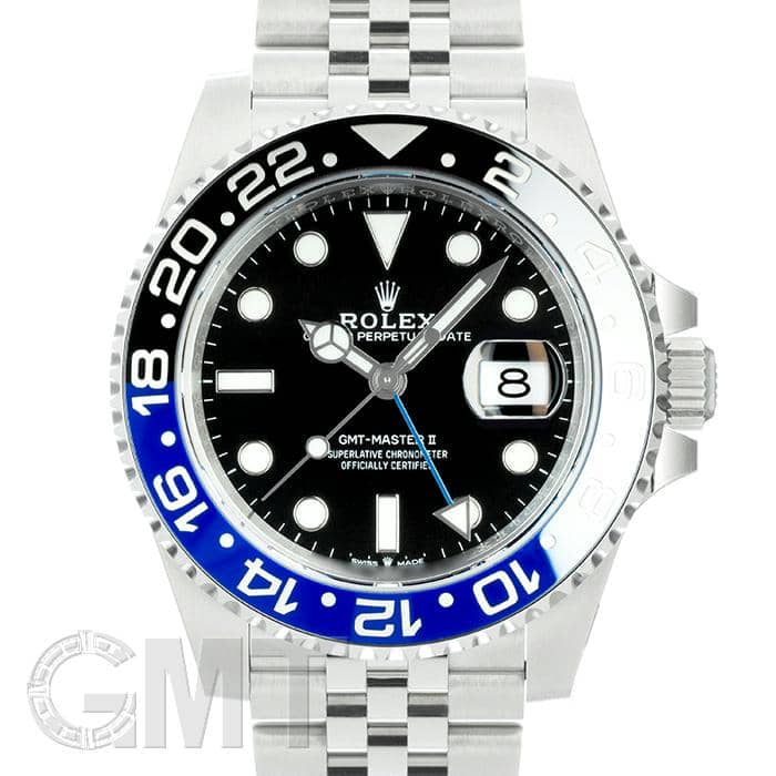 美品純正 現行ロレックスジュビリーブレス M126710BLNR 未使用)ROLEX ロレックス GMTマスター II 126710BLNR ブルーブラック