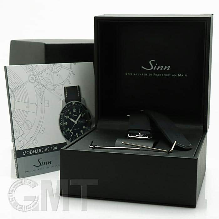 中古)SINN ジン パイロットウォッチ 41mm 104.ST.SA.I.RS ブラック【日