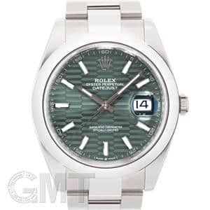 ROLEX ロレックス デイトジャスト 41 126300 ミントグリーン フルーテッドモチーフ メイン