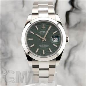 ROLEX ロレックス デイトジャスト 41 126300 ミントグリーン フルーテッドモチーフ メイン