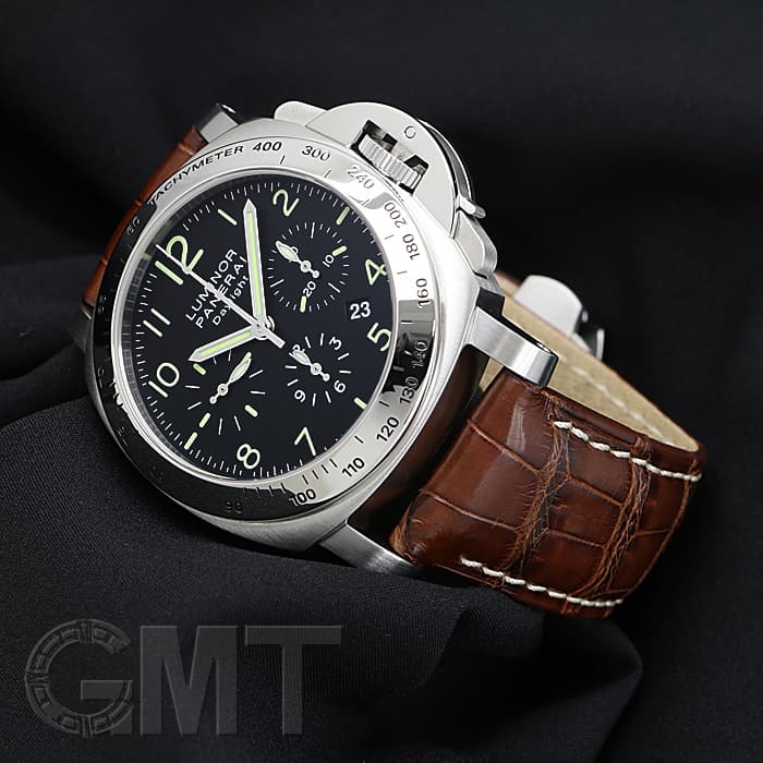 パネライ PANERAI PAM00196 ルミノール デイライト クロノグラフ デイト 自動巻き メンズ 良品 箱・保証書付き N#145649 ルミノール パネライ クロノ PANERAIパネライ『ルミノール スーパーコピー対策ニセモノ・パネライ撲滅企画 デイライト44mm