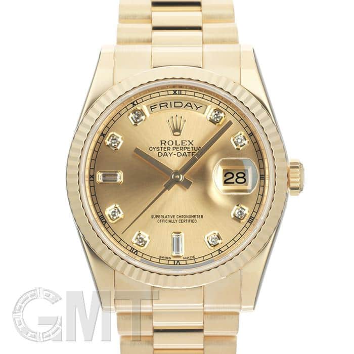 中古)ROLEX ロレックス デイデイト 36mm 118238A シャンパン（商品ID